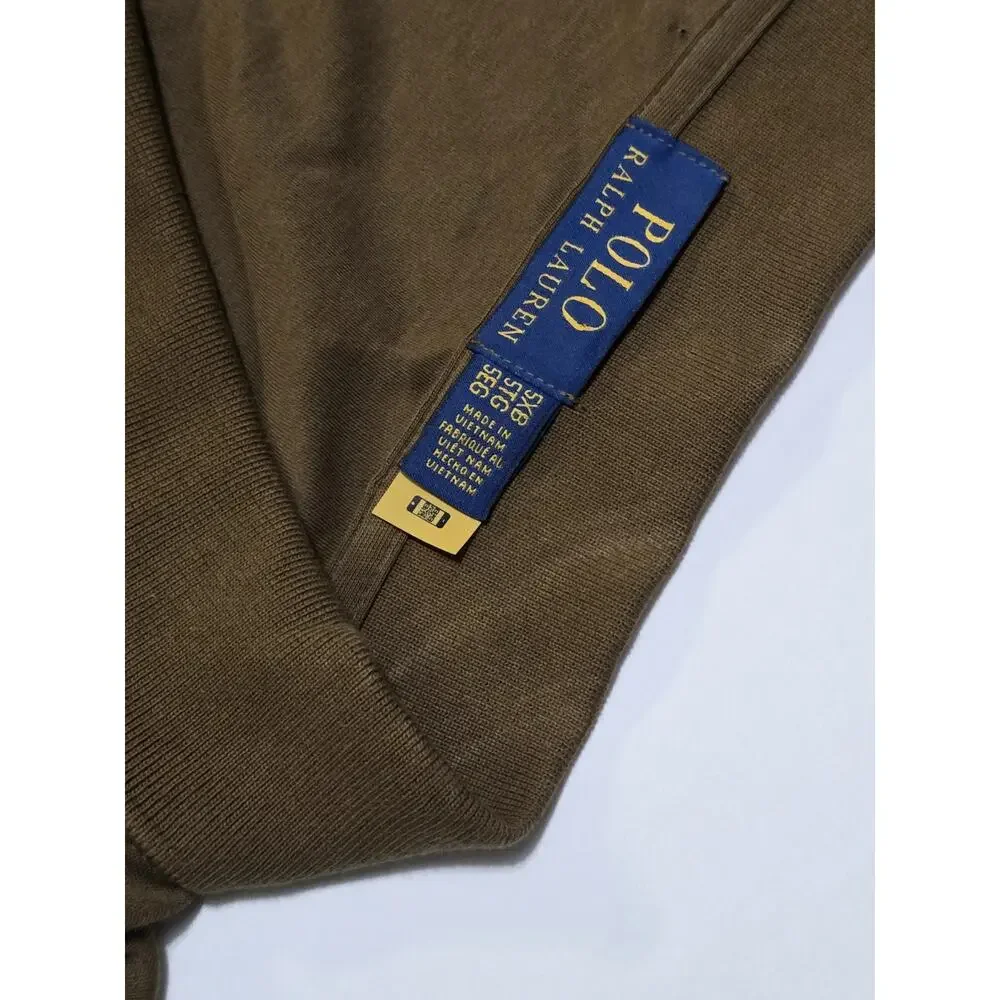 New $125 Tags NWT RALPH LAUREN POLO Silky Cotton Brown S/S Polo Shirt 5XB 5X